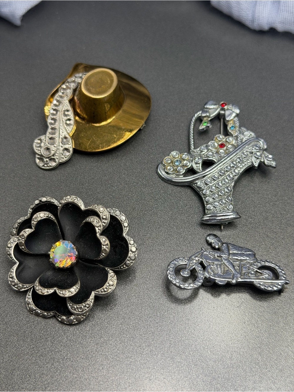 Vintage Staybrite Brooches  #275ub